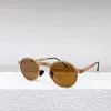 Sunglasses Fold Men Women's Glasses For The Sun Folding Female Titanum Round Luxury Brands Ladies Man 2023