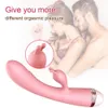 Vibratoren Gspot Rabbit Doppelvibrator für Frau Masturbation Klitoris Stimulator Dildos Wasserdichte wiederaufladbare Sexspielzeug für Erwachsene ZD0274 230923