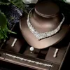 Collana orecchini set HIBRIDE vendita africana 4 pezzi moda sposa Dubai gioielli per le donne accessori per feste di nozze N-963