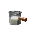 測定ツールを注ぐ吸水耐火ガラスカップコーヒー高ホウケイ酸塩120mlエスプレッソトランスファーミルク