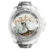 Armbandsur transparent silikonklocka Thanksgiving White Pumpkin Men's and Women's Watches Fashion Trend Quartz Wrist