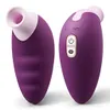 Vibrators Luvkis Zuigende vibrator Clitorale tepelstimulator met 7 modi Oplaadbare orale stimulatie Massager Tonglikken 230923