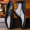 Dress Shoes Men's Breathable Leather Black Soft Bottom Spring And Autumn Man Business Formal Wear Casual 230923