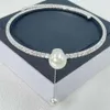 Women's Necklace Miumius Designer Luxury Fashion Jewelry Design Necklace Brass Pearl Necklace