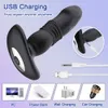 Anal Toys Thrusting Vibration Plug Wireless Remote Control för män Dildo Prostate Massager Butt Sexvaror Vuxna 18 230923