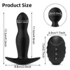 Anal Toys går ut Uppblåsbar pluggutbyggbar dildo pump rumpa dilator prostata massage anus dilatador vuxen sex 230923
