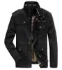 Chaquetas para Hombre, Chaqueta de otoño primavera, algodón, informal, de negocios, carga militar, multibolsillo, abrigo para Hombre, Chaqueta para Hombre