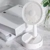 Nuovo ventilatore telescopico pieghevole per ufficio desktop creativo da esterno con piccolo ventilatore portatile con ricarica USB