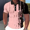 Erkek Polos Erkekler İçin Basit Polo Tişörtler 3D Baskılı Yüksek Kaliteli Giyim Yaz Gündelik Kısa Kollu Sokak Tasarımcısı Top Boy Boyut