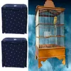 Autres fournitures d'oiseaux Couverture de cage à oiseaux anti-poussière Night Shell Tissu Birdcage Guard Jupe Pet Protector Shield Net Parrot Shading CoverPattern aléatoire 230923