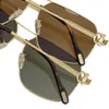 Męskie okulary przeciwsłoneczne Metalowa konstrukcja Męska nawigator