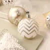 Dekoracje świąteczne 1box mieszany ornament kulki biały złote świąteczne drzewo wiszące bombki wisiorki do domu Navidad Noel 230923