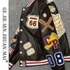 Men's Jackets Multi-letter embroidery white baseball uniform men's explosive style baseball uniform retro leather jacket heavy industry coat 230923