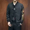 メンズジャケットドラゴ​​ン刺繍爆撃機ジャケットコートメンマスキュリーナ男性ジャケットカサコマスクリーノチャッケタホンブルヴェステオム230923