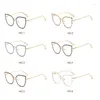 Солнцезащитные очки KIYO, брендовые женские очки «кошачий глаз», оптом, с защитой от синего света, оптическая оправа, очки, оправа для очков 9701C