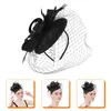 Bandanas Cocktail Party Chapéu Véu Fascinator Tiara Mulheres Alfinetes de Cabelo de Casamento Europeu Americano