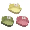 Pets Rabbit Toilet Square Bed Pan Potty Trainer Bedding Litter Box for Small Animals Cleaning Supplies Drop Ship268k