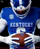 2023 Personnalisé XS-6XL NCAA Kentucky Wildcats Football Jersey 13 Devin Leary 12 Kaiya Sheron 1 Ray Davis 9 Tayvion Robinson 4 JuTahn McClain 26 Ramon Jefferson Barion Brown