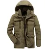 Homens para baixo parkas grosso quente inverno parka homens velo com capuz casaco ao ar livre militar pele carga jaquetas casaco de veludo streetwear 230923