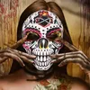 Party Masks Day of The Dead Sugar Skull Mask Mexican Halloween Masquerade Full Bones Festivals Costume Supplies Cosplay 230923