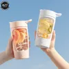 Water Bottles USB 650Ml Electric Protein Shaker Bottle Whey Protein Powder Mixing Bottle Sports Fitness Gym Outdoor Travel Bottle Rechargeable 230923