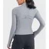 Vertical Rib 2,0 abrigo de Yoga de alta elasticidad chaqueta recortada deportes ajustados correr cremallera ropa de gimnasio corta suéter