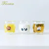 Wine Glasses Lovely Panda Double Wall Glass Cup 260ml Bear Beer Creative Morning Milk Juice Heat Resistant Mug S