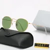 Designer Aviator 305 Lunettes de soleil pour hommes Rale Byy Lunettes Femme Protection UV400 Nuances Verre véritable Lentille en métal doré Conduite Pêche Sunnies avec boîte d'origine