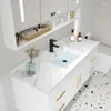 Rubinetti per lavabo da bagno Semplicità in legno massello Mobile moderno in lamiera di pietra Lavabo intelligente Lavabo combinato