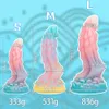 Dildosdongs lichtgevende enorme dildo's anale buttplug draak monster dildo gspot masturbatie zuigbeker zachte siliconen volwassen seksspeelt voor vrouwen 230923