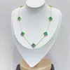Klassiska halsbandsdesigner 4 Four Leaf Clover Designer Necklace Pendants