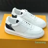 Elegant merk heren Beverly Hills sneakers schoenen wit zwart skateboard wandelen lage top heren casual rubberen zool stof groothandel korting trainers met doos