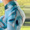 New Sexy Leggings Digital Printed Sports Yoga Pants Women Workout Leggins Fitness Jegging High Waist Push Up Gym