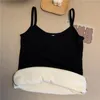 Dames Tanks Winter Warm Hemd Dames Dikker Slanke Effen Kleur Thermische Tops Mouwloos Sexy Crop Top Strakke Elasticiteit Vrouw