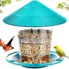 Garden Decorations Waterproof Gazebo Hanging Wild Bird Feeder Outdoor Container With Hang Rope Pet Birds Feeding House Type 230923