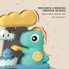 Bath Toys Cartoon Dinosaur Baby Bath Toy Animal Sprinkler Waterwheel Water Spray Toys Bathroom Bathing Bathtub Shower Game Toy for Kids 230923