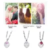 Pendant Necklaces Women Necklace Plated Heart Shape Girls Choker Jewellery Birthday Gift