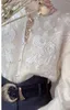 Kobiety damskie Wysokiej jakości kwiaty haft kaszmirowy Sweter Kobiet biuro dama dzianina kardigan perłowy wełniany dzianinowy kurtka miękka