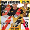 23 24 Camiseta Rayo Vallecano voetbalshirts 2023 2024 ISI UNAI LOPEZ nieuwe sport Home Away SERGI GUARDIOLA FRAN GARCIA RODRIGUES OSCAR heren kinder maillots voetbalshirt