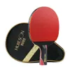 Raquetas de tenis de mesa Entrenamiento profesional individual Raqueta de tenis de mesa de carbono Paleta de ping pong para jugadores principiantes y avanzados 5 estrellas 230923