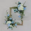 Dekorativa blommor Bröllopsdekoration Props Artificial Flower Po Frame Pography Bakgrund Hem el Shopping Mall Wall Mural Hanging