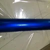 Midnight Candy Gloss Metallic Blue Vinyl Wrap Car Wrap With Air Bubble Size1 52 20M Roll 5x67ft Roll283e