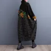 Damenjacke aus Wollmischungen, große Größe, koreanischer bedruckter Trenchcoat mit lockeren Ärmeln, 2023 Herbst, faul, unregelmäßig, lang, Retro-Windbreker Z2827 230923