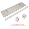 (6 st/pack) Dual Colors Bar Lights Stig LED-remsa med objektiv för reparation av taklampor 9wx2 310x18mm 2835-2B3CX2 6D+6D