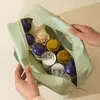 Cosmetic Bags Clear Bag For Purse PU Waterproof Make Up Pouch With Zipper Organizer Case Toiletry Home School Travel