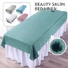 Oreiller 1x rayé réutilisable beauté table de massage couverture spa lit salon canapé feuille avec trou pour le visage anti-rides polyester