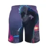 Men's Shorts Satoru Gojo Jujutsu Kaisen Board Summer The Night Surfing Beach Men Quick Dry Vintage Large Size Swimming Trunks