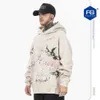 Sweats à capuche pour hommes Sweatshirts FG Hommes 2023 Automne et hiver Nouvelle marque de mode Style américain Graffiti Angel Devil Wash Water Old Sweat à capuche Sweater8l9n