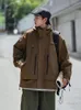 Мужские куртки 2023, длинное пальто для активного отдыха, осенняя брендовая рабочая куртка, свободная зимняя куртка в стиле милитари, зеленый горный топ с капюшоном для мальчиков