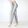 Men's Pants XCKNY Sexy Satin Glossy High Waist Sport Women Fitness Shiny Yoga Tights Leggings Elastic glossy pants 230923